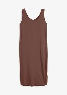 Jersey jurk met split, bonprix