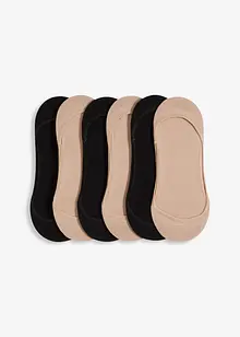 Kousenvoetjes met biologisch katoen, ballerina fit (6 paar), bonprix