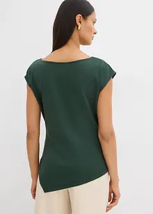 Asymmetrische top van comfortabele scuba, bonprix