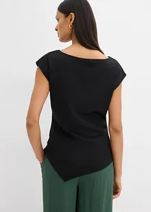 Asymmetrische top van comfortabele scuba, bonprix