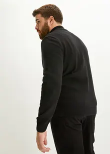 Vest met opstaande kraag en gerecycled katoen, bonprix