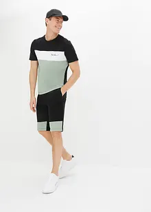 T-shirt en sweat bermuda (2-dlg. set), bonprix
