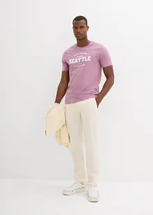 T-shirt (set van 2) van puur katoen, bonprix