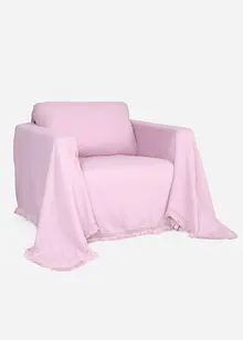 Sprei met franjes van mousseline, bonprix