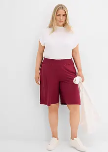 Wijde jersey bermuda in een viscosemix, bonprix