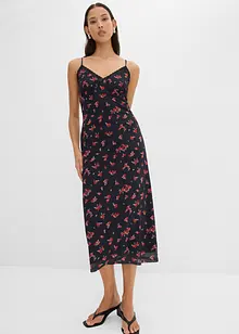 Maxi jurk van mesh, bonprix