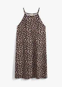 Jurk van katoen met luipaardprint, bonprix