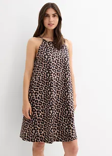 Jurk van katoen met luipaardprint, bonprix