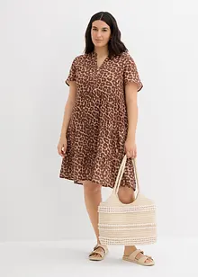 Jurk van zachte mouselline, bonprix