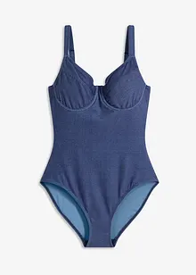 Beugel badpak in jeanslook, bonprix