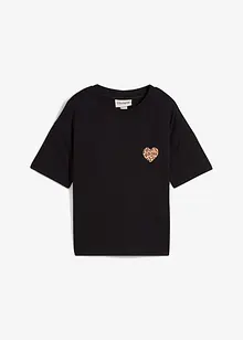 Cropped T-shirt met oversized schouders, bonprix