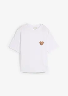Cropped T-shirt met oversized schouders, bonprix
