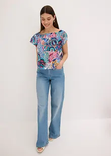 Carmen blouse van een lichte viscosemix, bonprix