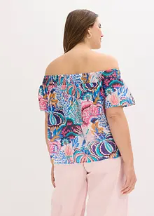 Carmen blouse van een lichte viscosemix, bonprix