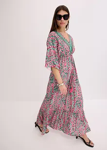 Gedessineerde maxi jurk van soepele viscose, bonprix