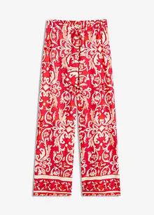 Gedessineerde jersey broek van een zachte viscosemix, bonprix