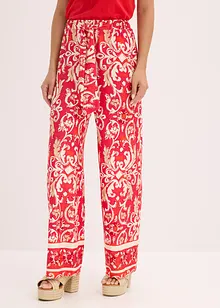Gedessineerde jersey broek van een zachte viscosemix, bonprix