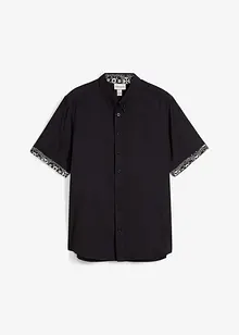 Overhemd met korte mouwen, slim fit, bonprix