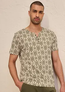 Henley shirt van puur katoen, bonprix