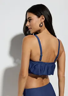 Bralette bikinitop in jeanslook, bonprix