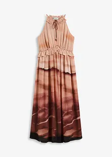 Gedessineerde jurk van chiffon, bonprix