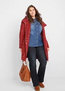 Bootcut stretch jeans, mid waist, bonprix