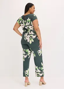Jumpsuit met strikceintuur, bonprix
