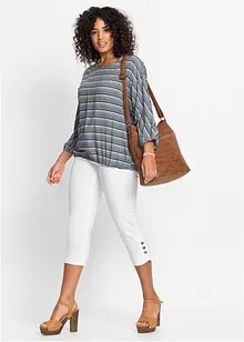 Slim fit mid waist jeans, cropped, bonprix