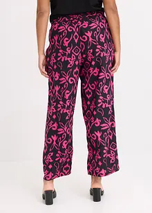 Gedessineerde Marlene broek van soepele viscose, bonprix