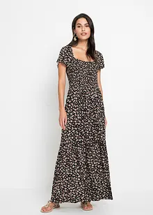 Maxi jurk van viscose, korte maat, bonprix