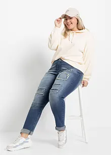 Boyfriend jeans mid waist, bonprix