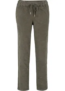 Corduroy broek met comfortabele tailleband, bonprix