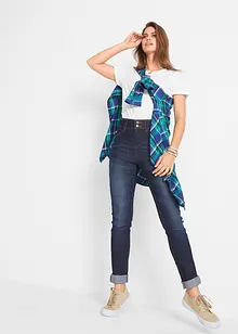 High waist comfort stretch jeans, slim fit, bonprix
