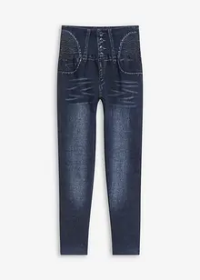 Corrigerende naadloze legging in denim look, sterk corrigerend, bonprix