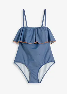 Bandeau badpak in jeanslook, bonprix