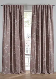 Verduisterend gordijn met bladeren (1 stuk), bonprix