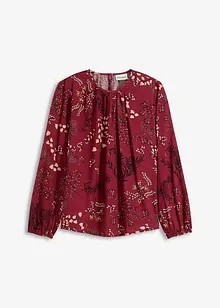 Gedessineerde blouse van viscose, bonprix