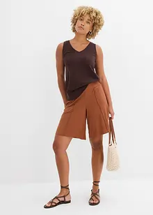 Jersey bermuda met comfortband, bonprix