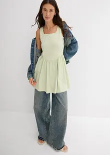 Lange top van een elastische katoenmix, bonprix