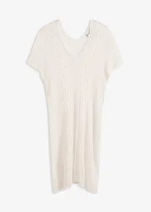 Strandjurk in gehaakte look van soepele viscose, bonprix
