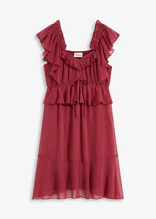 Jurk van chiffon in A-lijn, bonprix