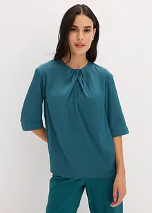 Blouse van glanzend satijn, bonprix