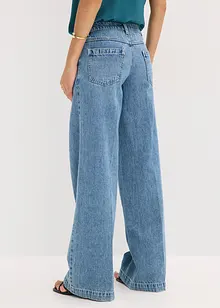 Wide leg jeans, low stretch, full length, bonprix