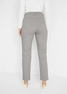 Stretch broek met rechte pijpen, mid waist, bonprix