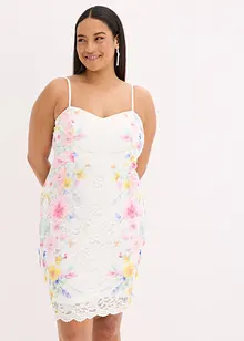 Kanten jurk met spaghettibandjes, bonprix