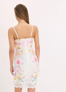 Kanten jurk met spaghettibandjes, bonprix