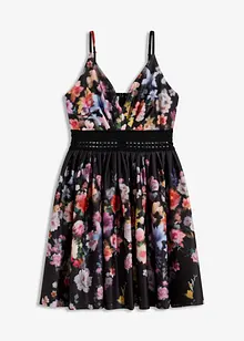 Mini jurk met gehaakte inzet, bonprix