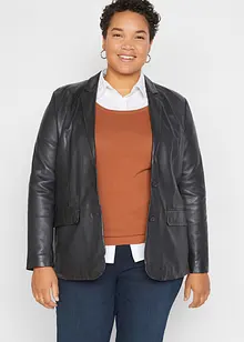 Leren blazer van lamsnappa, bonprix