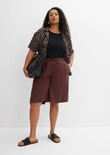 Bermuda van soepele viscose, bonprix