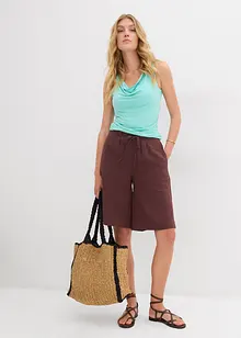 Bermuda van soepele viscose, bonprix